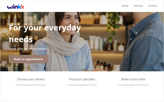 Design preview — Public, Professional & Retail